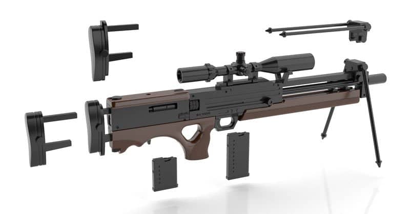 【新品】LittleArmory <LADF15> ドールズフロントライン WA2000タイプ(再販) / トミーテック 発売日:2024年08月頃