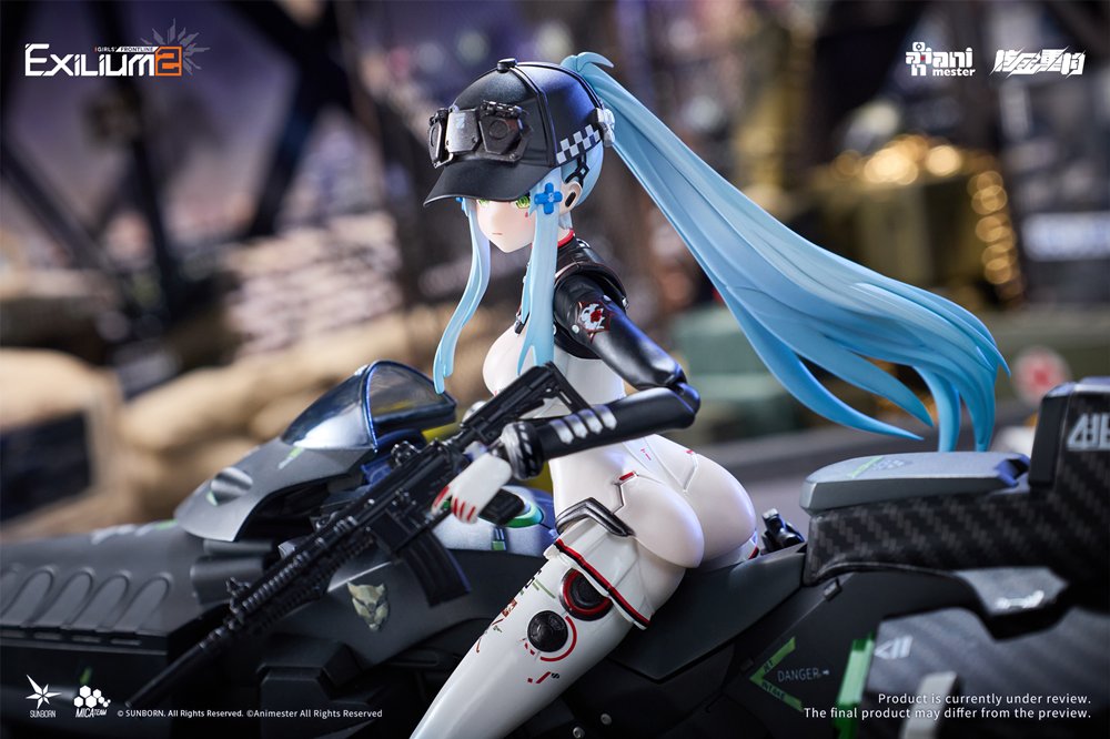 【新品】核金重構(Nuclear Gold Reconstruction) ドールズフロントライン2:エクシリウム クルカイ-スピードスター 1/12 完成品アクションフィギュア&モーターバイク 1/12 プラスチックキット セット / AniMester×核金重構 発売日:2026年12月頃