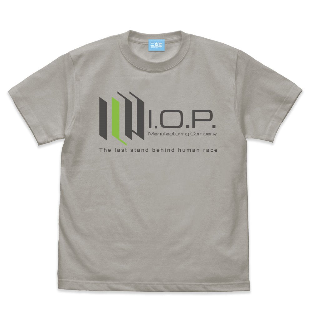 【新品】ドールズフロントライン I.O.P.ロゴ Tシャツ/LIGHT GRAY/L / コスパ 発売日:2022年05月頃