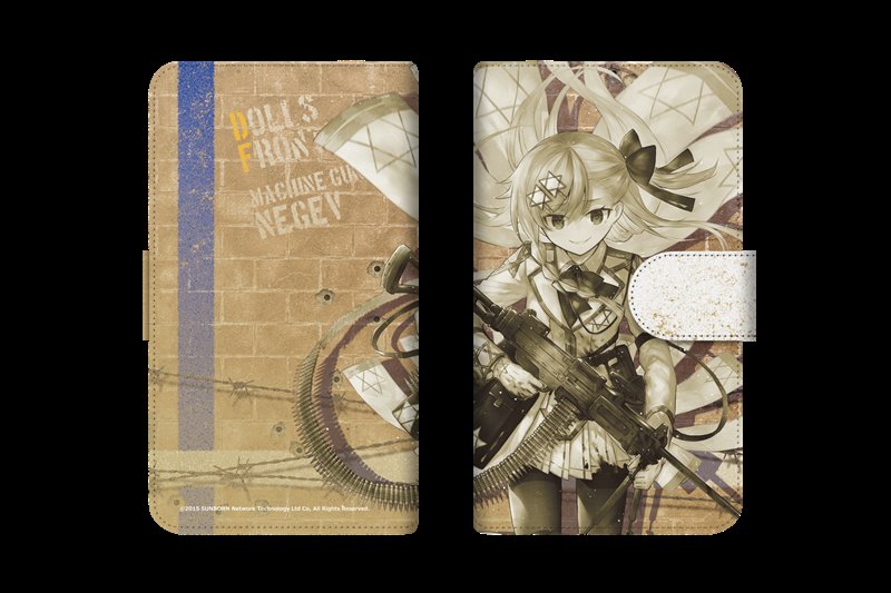 【新品】ドールズフロントライン ダイアリースマホケースfor マルチサイズ【L】 03 ネゲヴ / カナリア 発売日:2019年03月頃