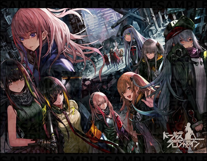 【新品】ドールズフロントライン B2タペストリー 1 AR小隊&404小隊 / アキバホビー/株式会社イザナギ 発売日:2018年08月頃