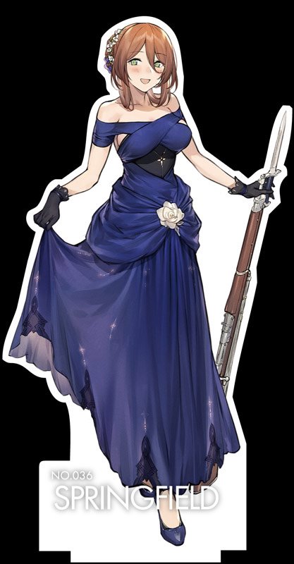 【新品】ドールズフロントライン 戦術人形コレクション 牧月の誘い スプリングフィールド “灯下のクイーン” / サンボーンジャパン 発売日:2019年12月頃