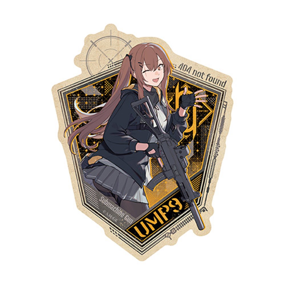 【新品】ドールズフロントライン トラベルステッカー 8.UMP9 / エンスカイ 発売日:2022年03月頃