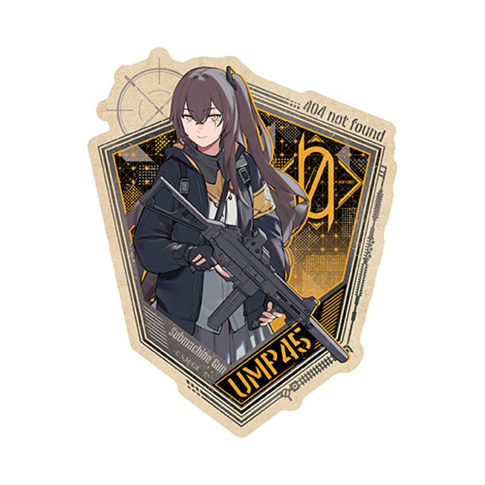 【新品】ドールズフロントライン トラベルステッカー 9.UMP45 / エンスカイ 発売日:2022年03月頃