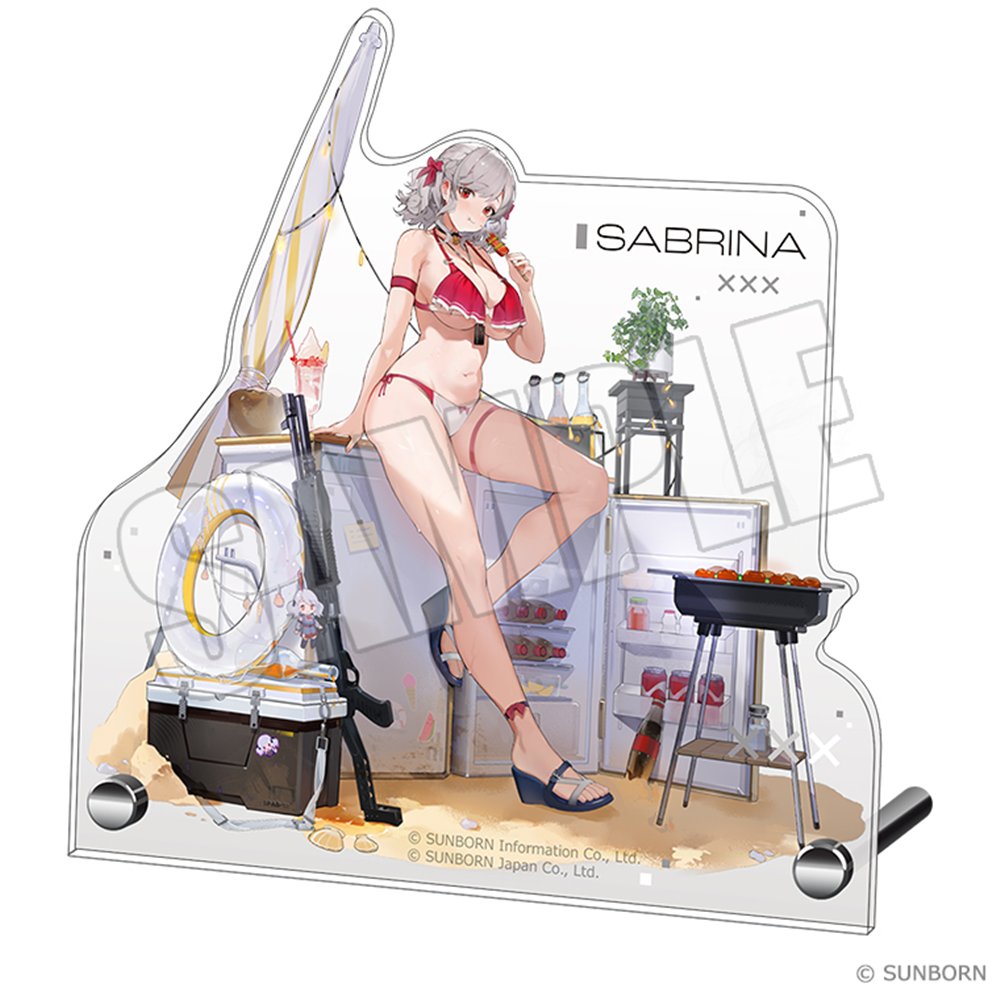 【新品】ドールズフロントライン2:エクシリウム アクリルプレート サブリナ / andBlue 発売日:2026年07月頃