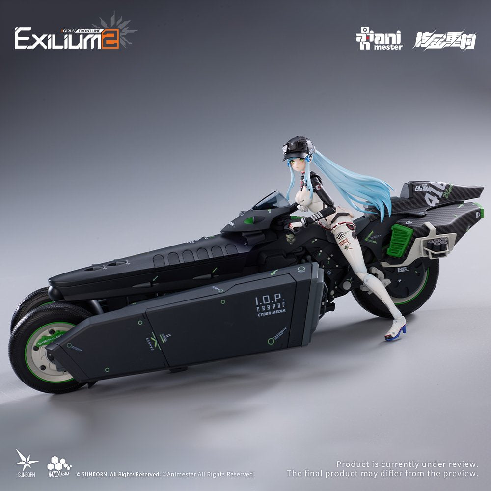 【新品】核金重構(Nuclear Gold Reconstruction) ドールズフロントライン2:エクシリウム クルカイ-スピードスター 1/12 完成品アクションフィギュア&モーターバイク 1/12 プラスチックキット セット / AniMester×核金重構 発売日:2026年12月頃