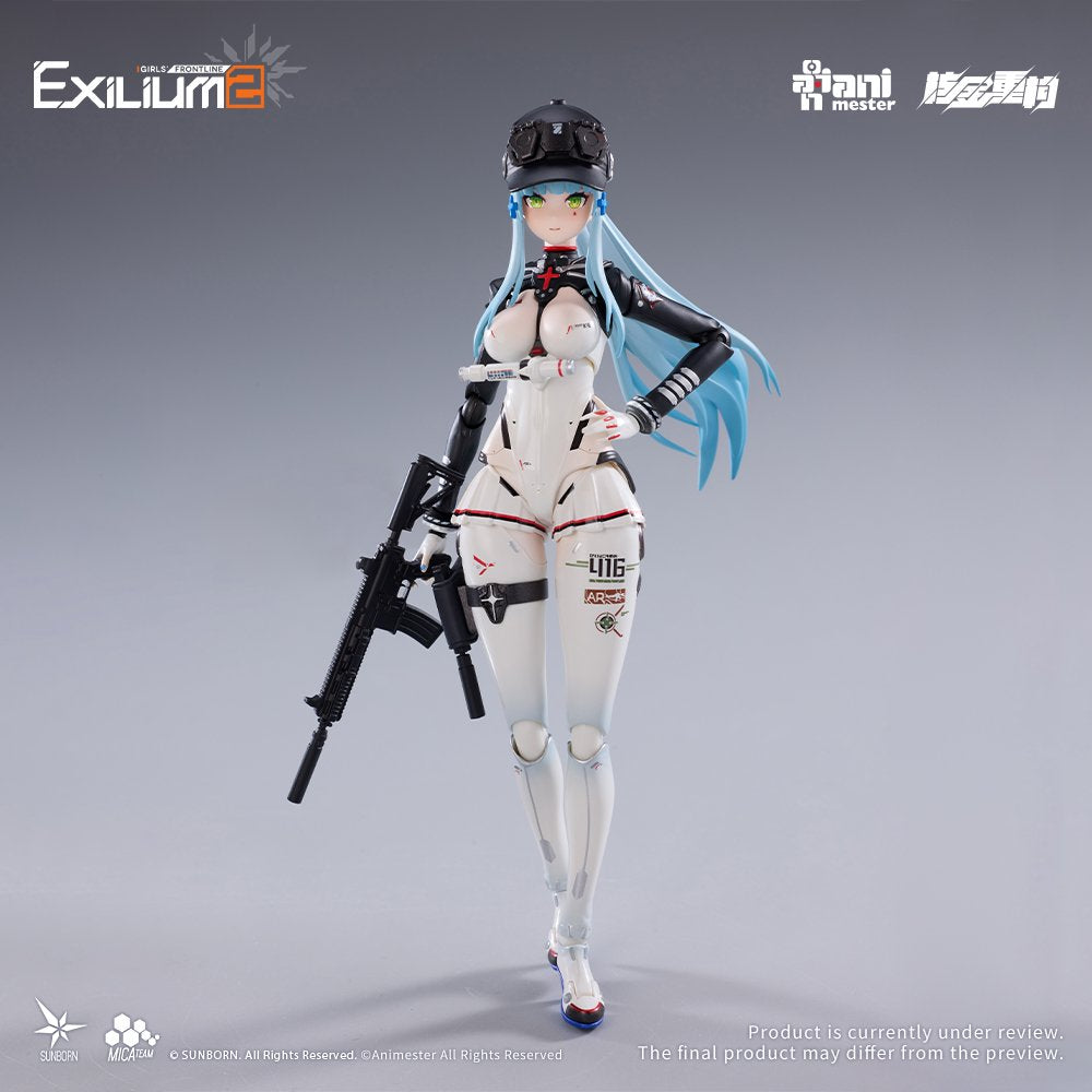 【新品】核金重構(Nuclear Gold Reconstruction) ドールズフロントライン2:エクシリウム クルカイ-スピードスター 1/12 完成品アクションフィギュア&モーターバイク 1/12 プラスチックキット セット / AniMester×核金重構 発売日:2026年12月頃